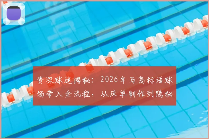 资深球迷揭秘：2026年马岛标语球场带入全流程，从床单制作到隐秘携带实操指南